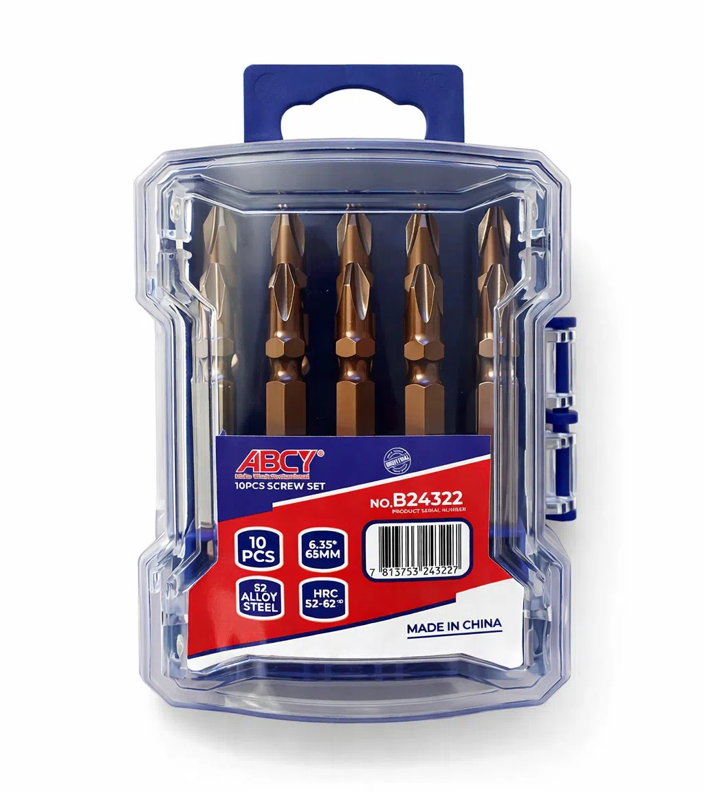 ABCY B243222 65 mm Bita Dəsti, 10 ədəd — şəkil 2