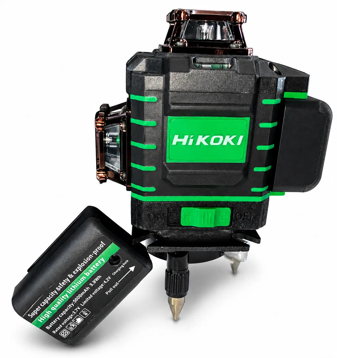 HiKOKI 4D Yaşıl Lazer Nivelir 45m