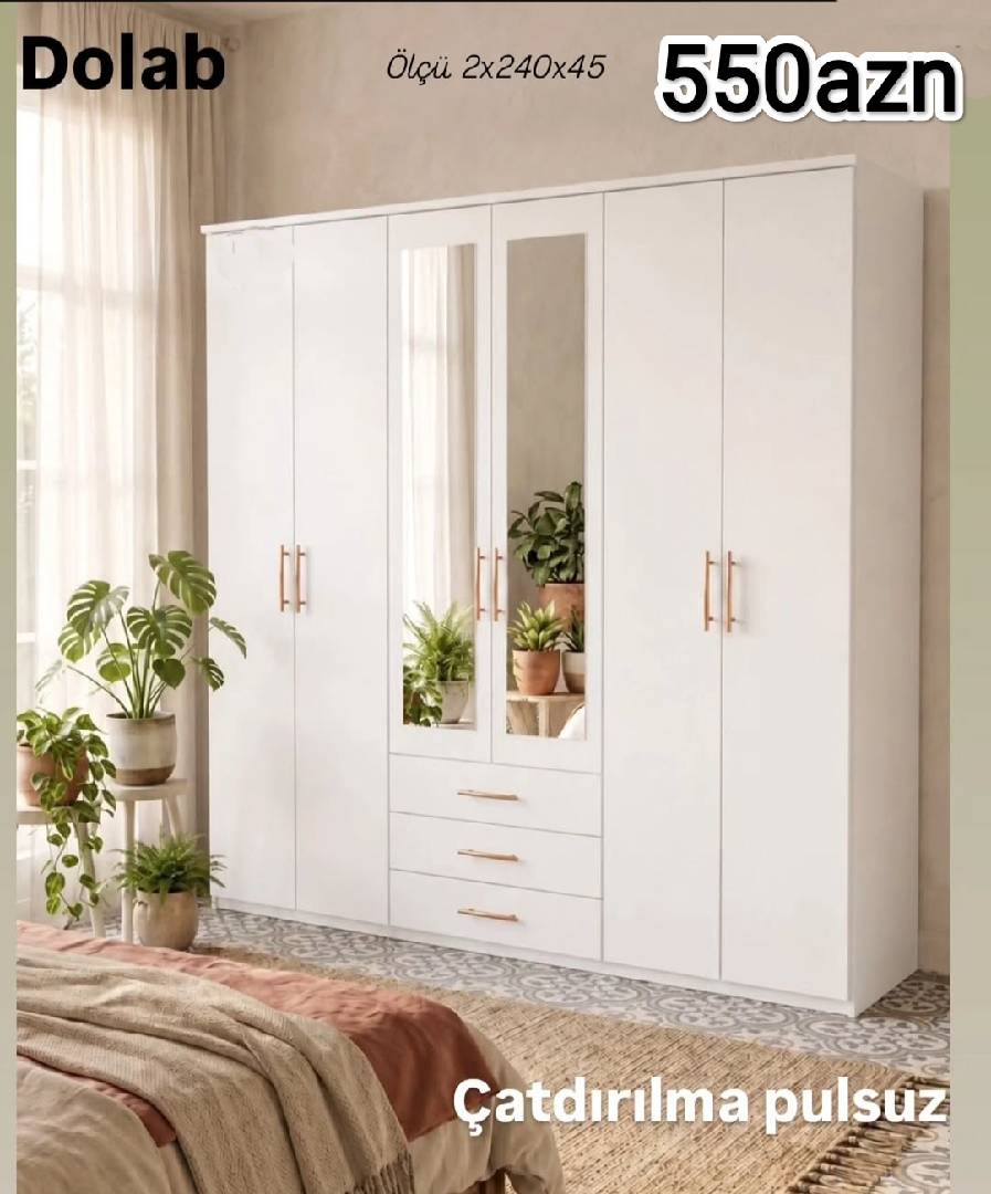 5 qapılı dolab