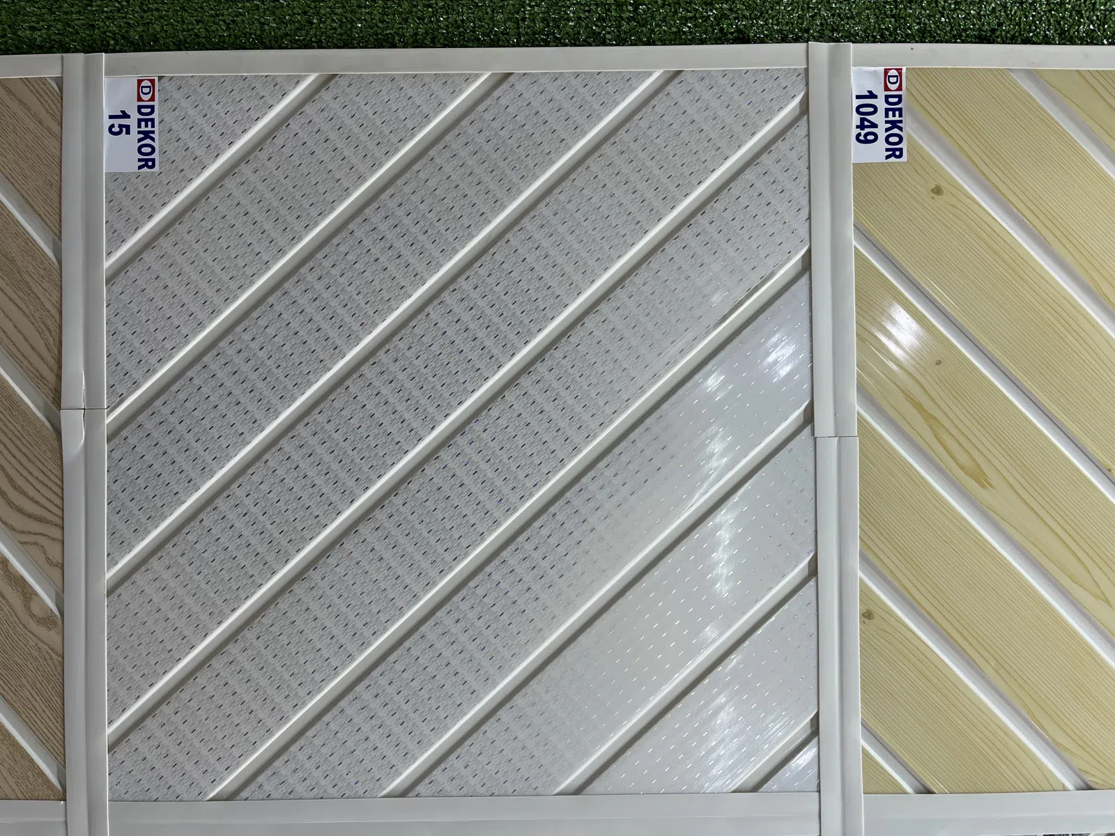 PVC lambirlər, ağ teksturalı və ağac effektli modellər — şəkil 21