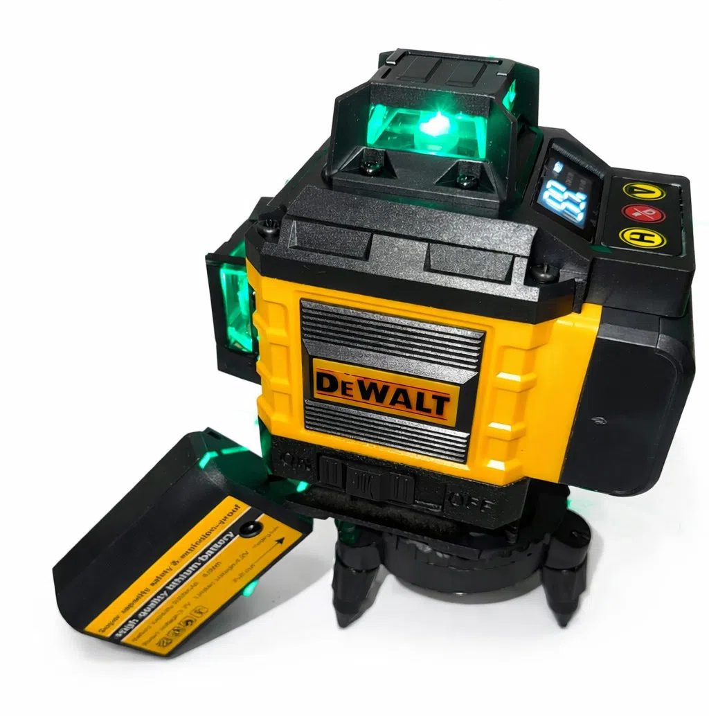 DeWalt 16 Şüalı Yaşıl Lazer Nivelir, 5000 mAh — şəkil 6