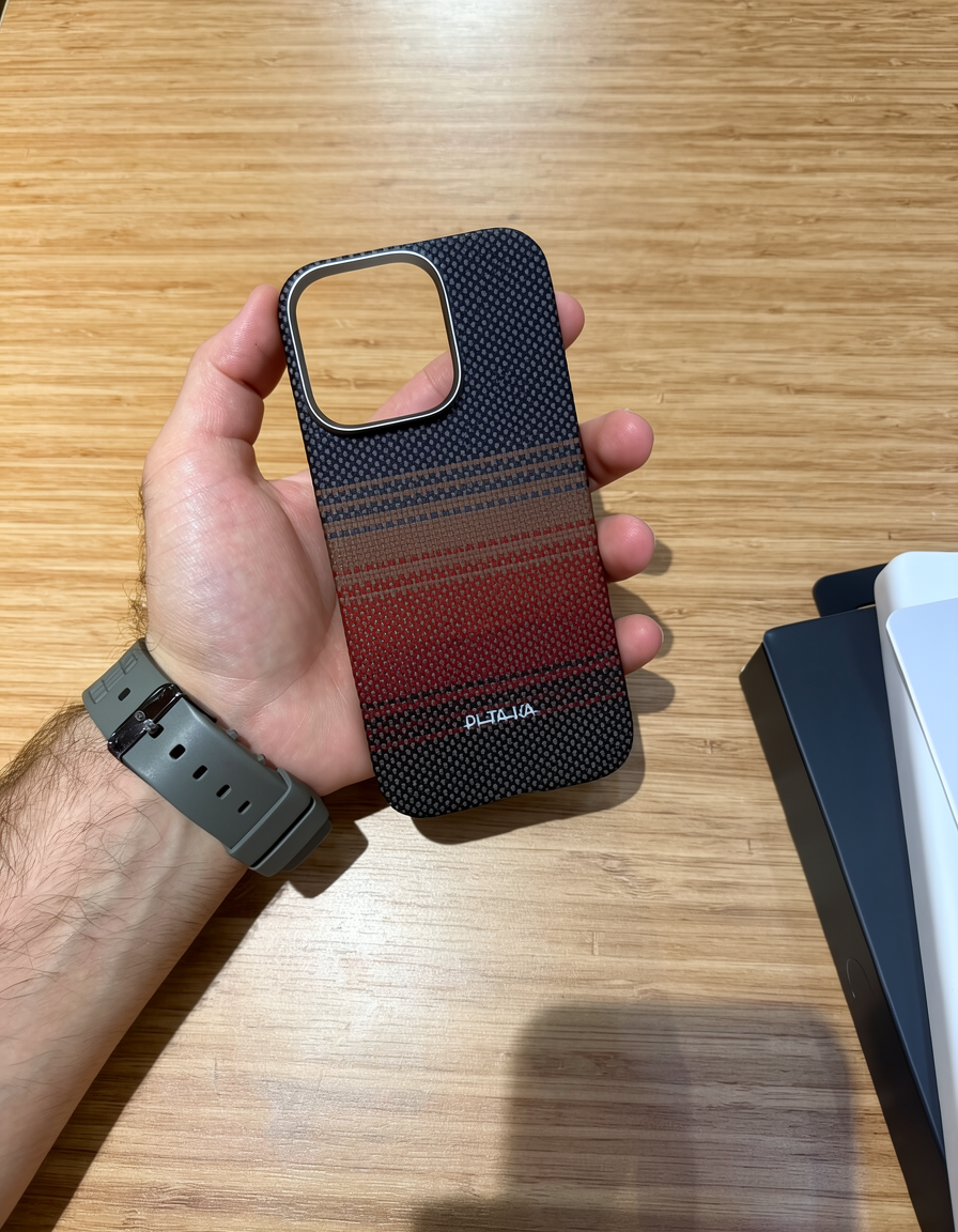 iPhone üçün orijinal Pitaka arxalıq (Case) — şəkil 2