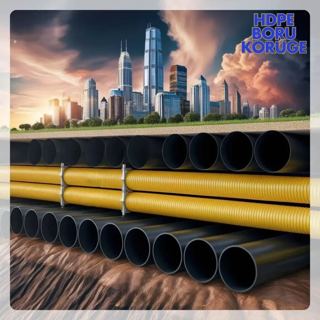 İkiqat koruge kanalizasiya borusu 300 mm