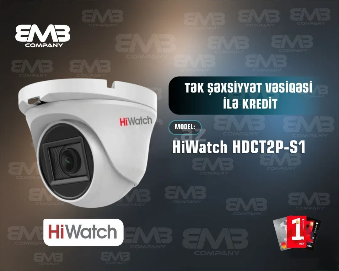 HiWatch HDCT2P-S1 Təhlükəsizlik Kamerası - Tenderyard