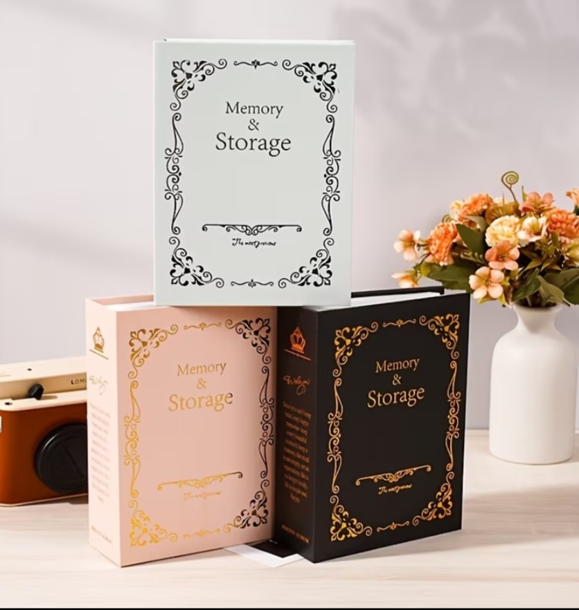 Dekorativ Kitab Görünüşlü Saxlama Qutusu Dəsti - Tenderyard