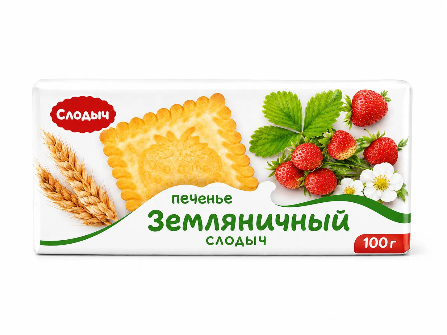 Slodyç Çiyələkli Peçenye, 100 q