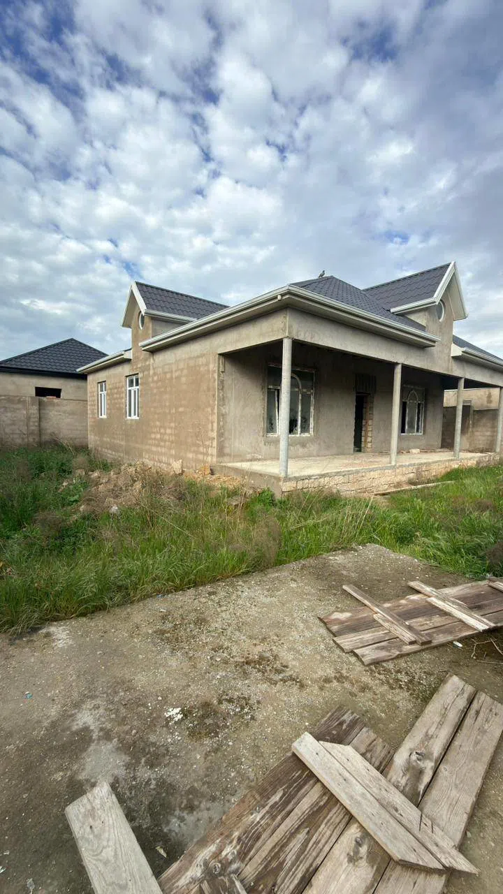 4 otaqlı həyət evi 120 m² - 4 sot torpaq sahəsində satılır