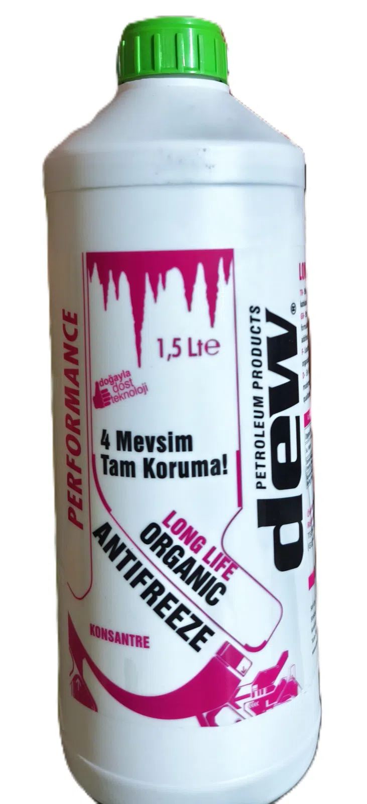 Dew Organik Antifriz G11 Yaşıl 1.5 L — şəkil 2