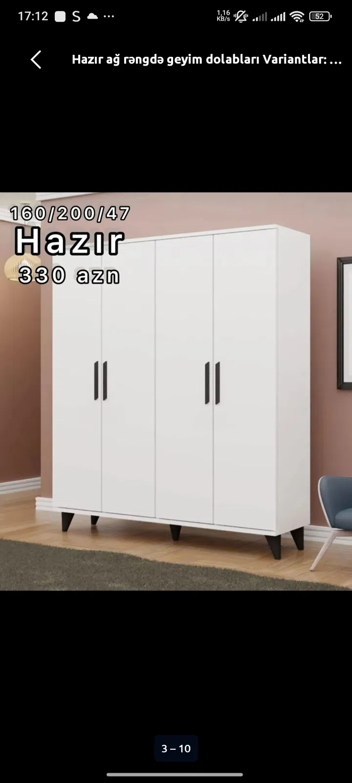 3 qapılı dolab — şəkil 29