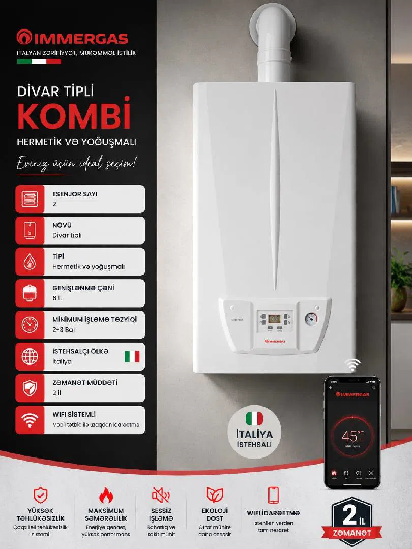 Immergas kombi sistemi — şəkil 5