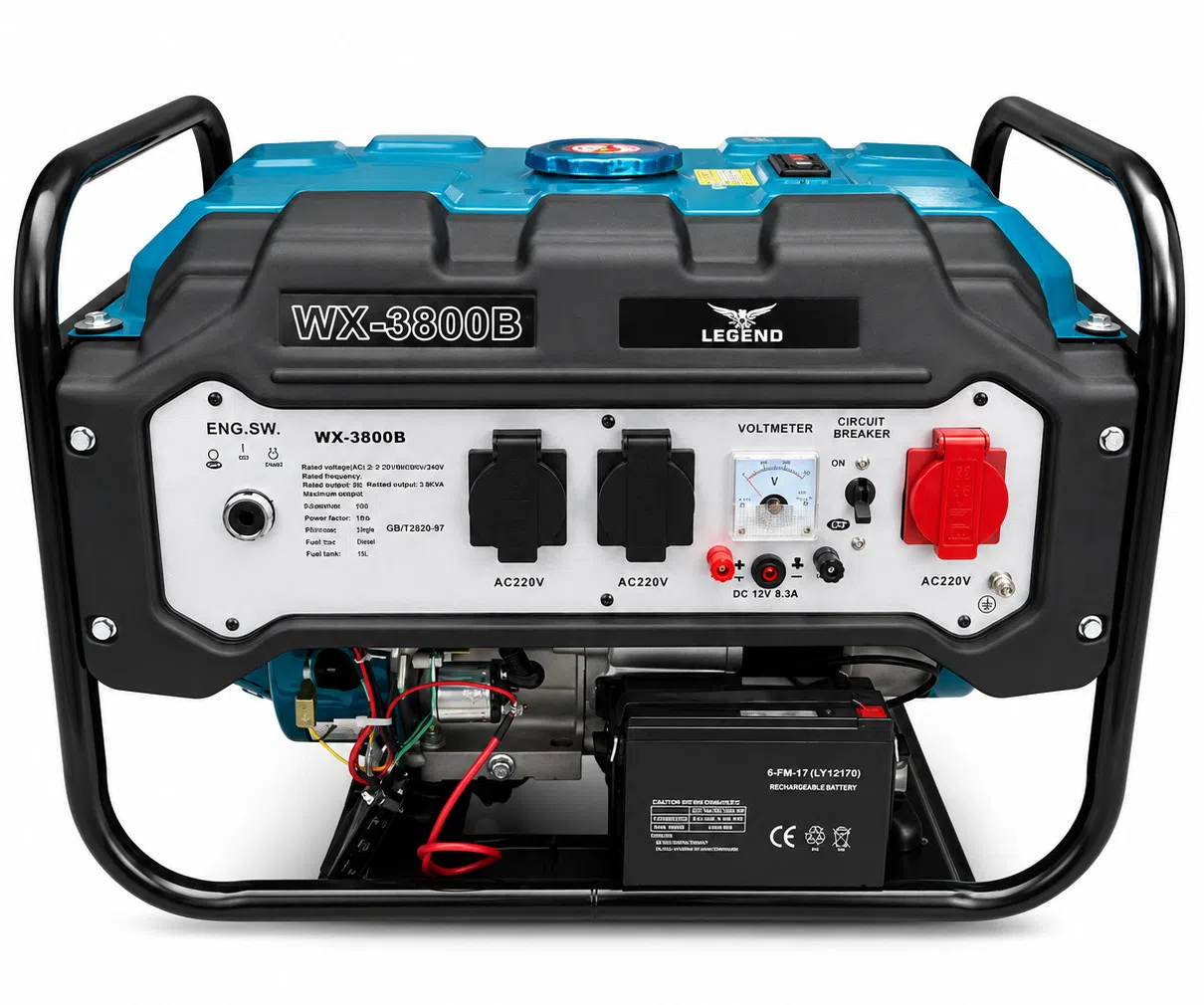 Legend WX-3800B Benzin Generatoru 3.5 kVt — şəkil 1