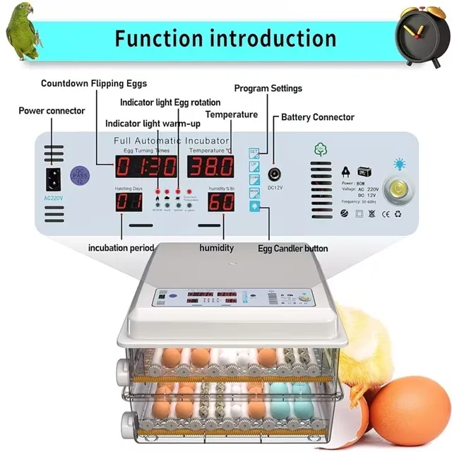 64 yumurtalıq avtomatik inkubator — şəkil 5