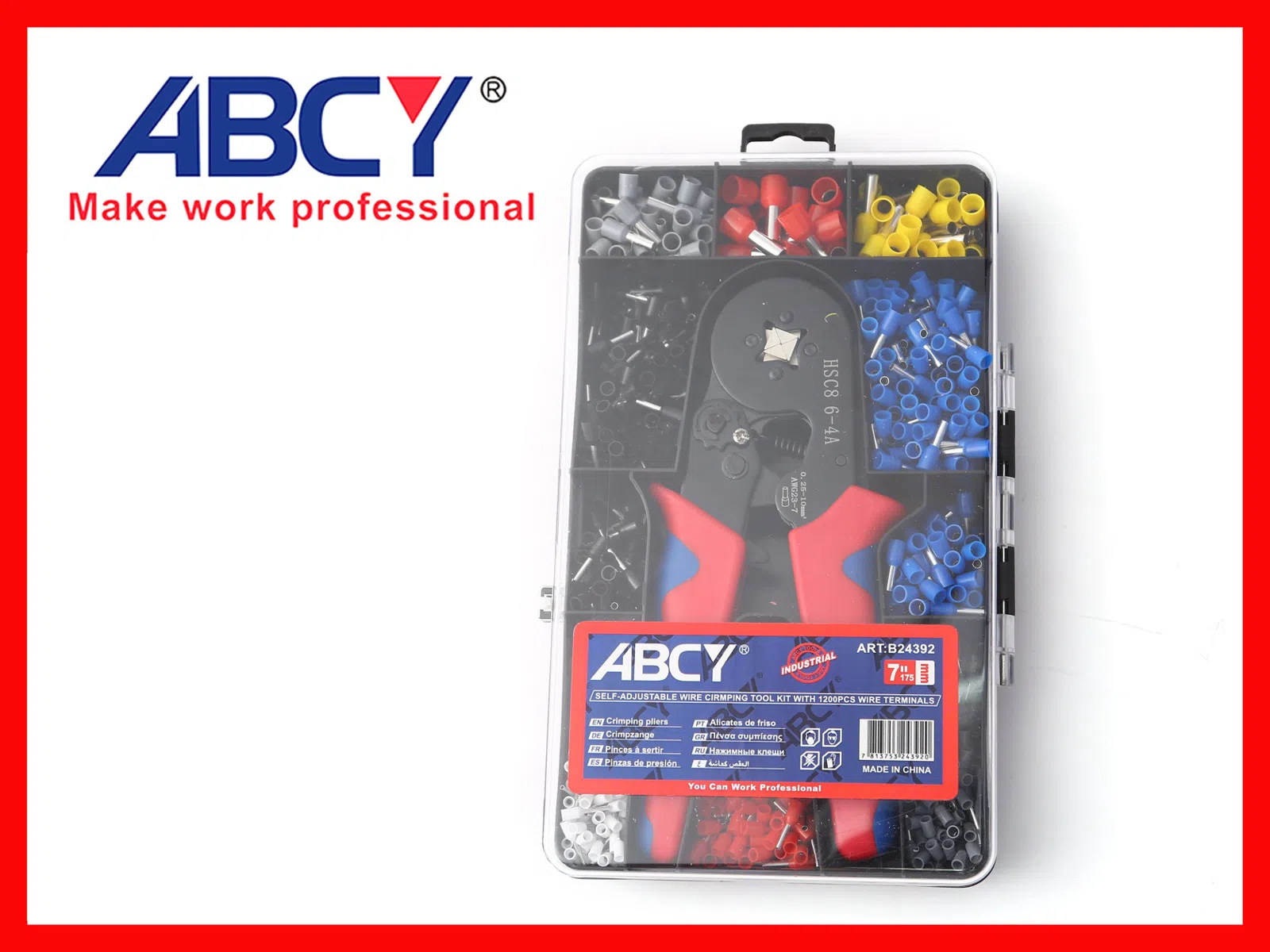 ABCY HSC8 6-4A Krimper və Sıxac Dəsti
