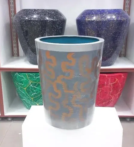 Fiberglass dibçəklər, yüngül və davamlı bitki qabları — şəkil 18