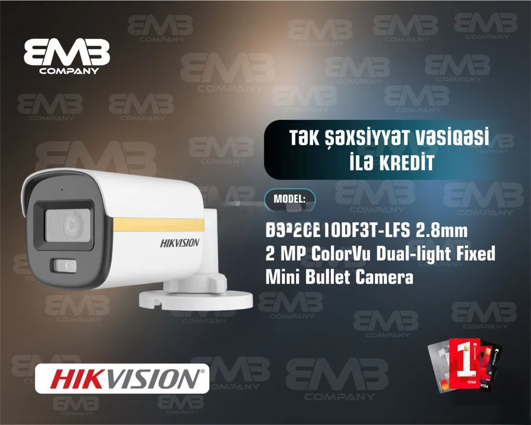 Hikvision DS-2CE10DF3T-LFS Təhlükəsizlik Kamerası - Tenderyard