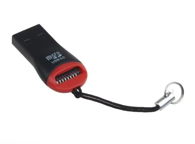 USB 2.0 Micro SD SDHC TF Flash Memory Card Reader — şəkil 1