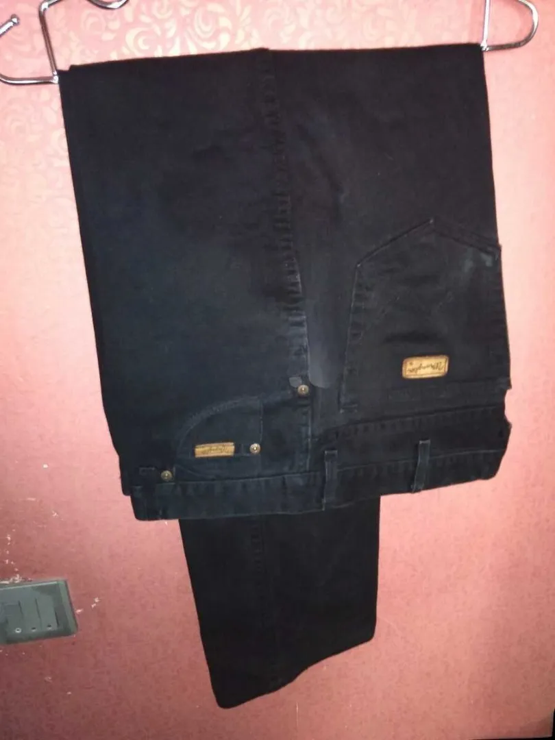WRANGLER klassik cins şalvar - 100% orijinal, qara, ölçü 50-52
