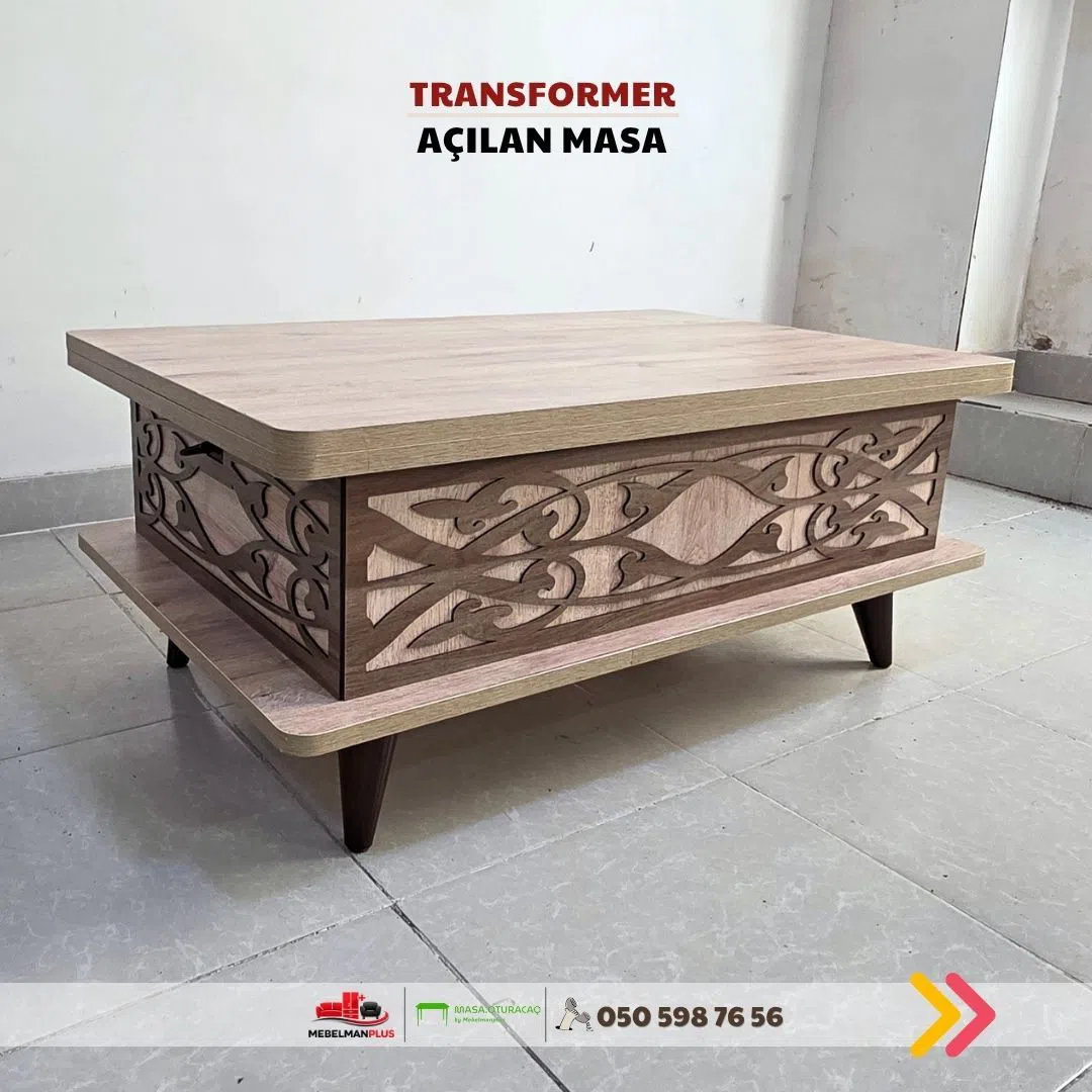 Jurnal masası Qızılı rəng, Transformer — şəkil 6