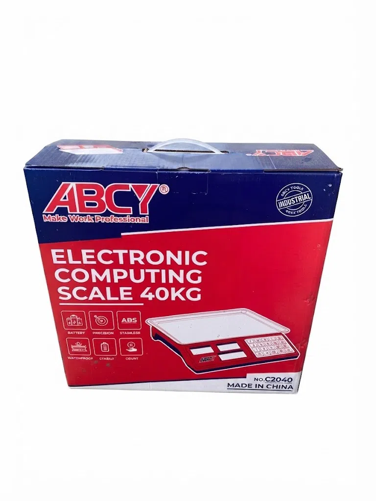 ABCY Elektron Mətbəx Tərəzisi, 40 kq — şəkil 1
