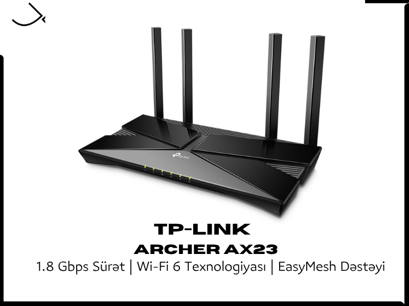 TP-Link Archer AX23 AX1800 Dual-Band Wi-Fi 6 Router — şəkil 1
