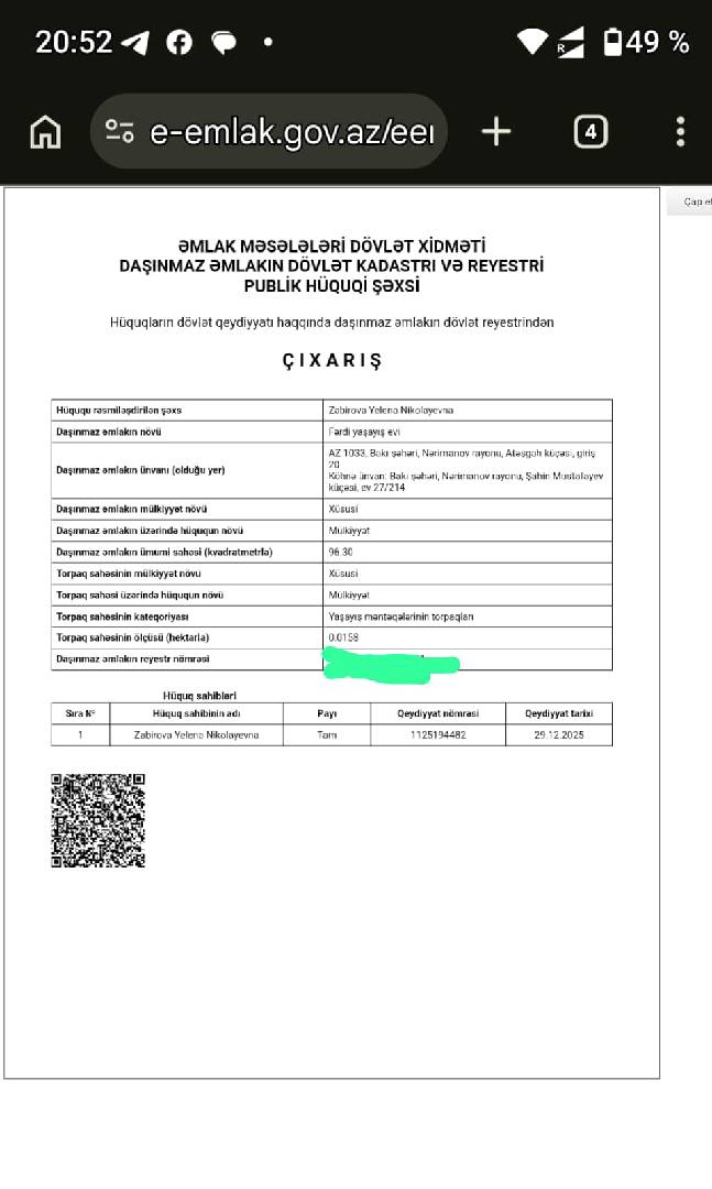 4 otaqlı həyət evi 115 m² - 1.58 sot torpaq sahəsində satılır — şəkil 17