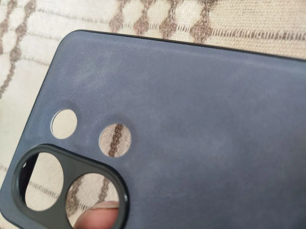 X&E Xiaomi Redmi Note 13 üçün mat dəri effektli kab — şəkil 4