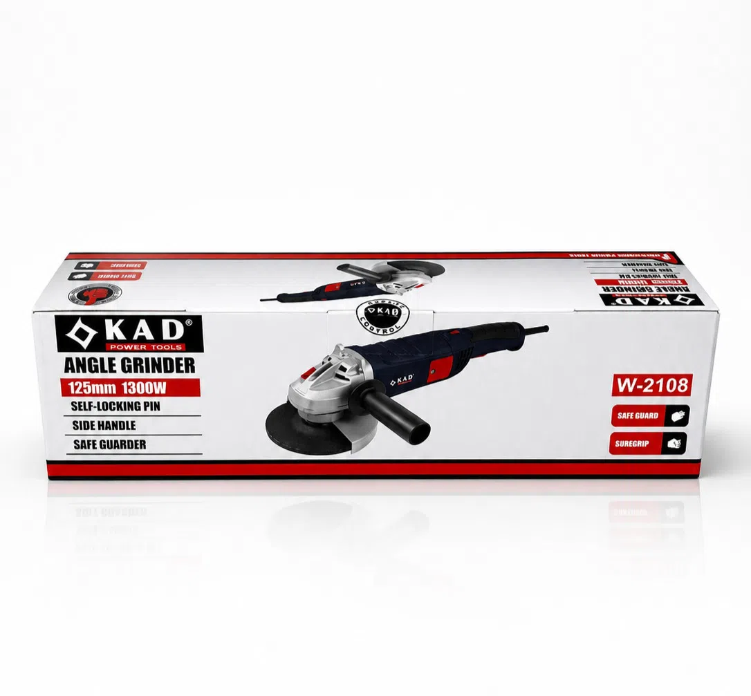 KAD W-2108 Bucaq Daşlama Aparatı 1300W 125mm — şəkil 1