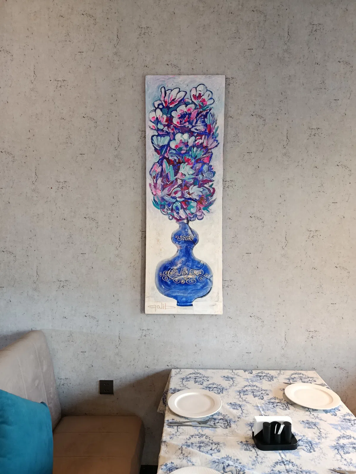 Tablo Mavi rəng — şəkil 2