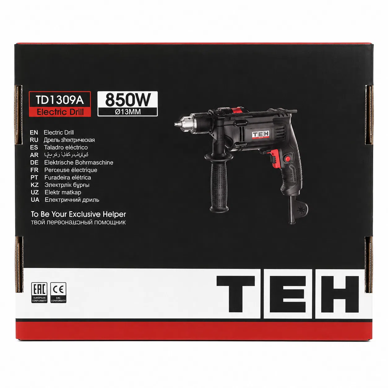 TEH TD1309A Elektrikli Drel, 850 Vt — şəkil 2