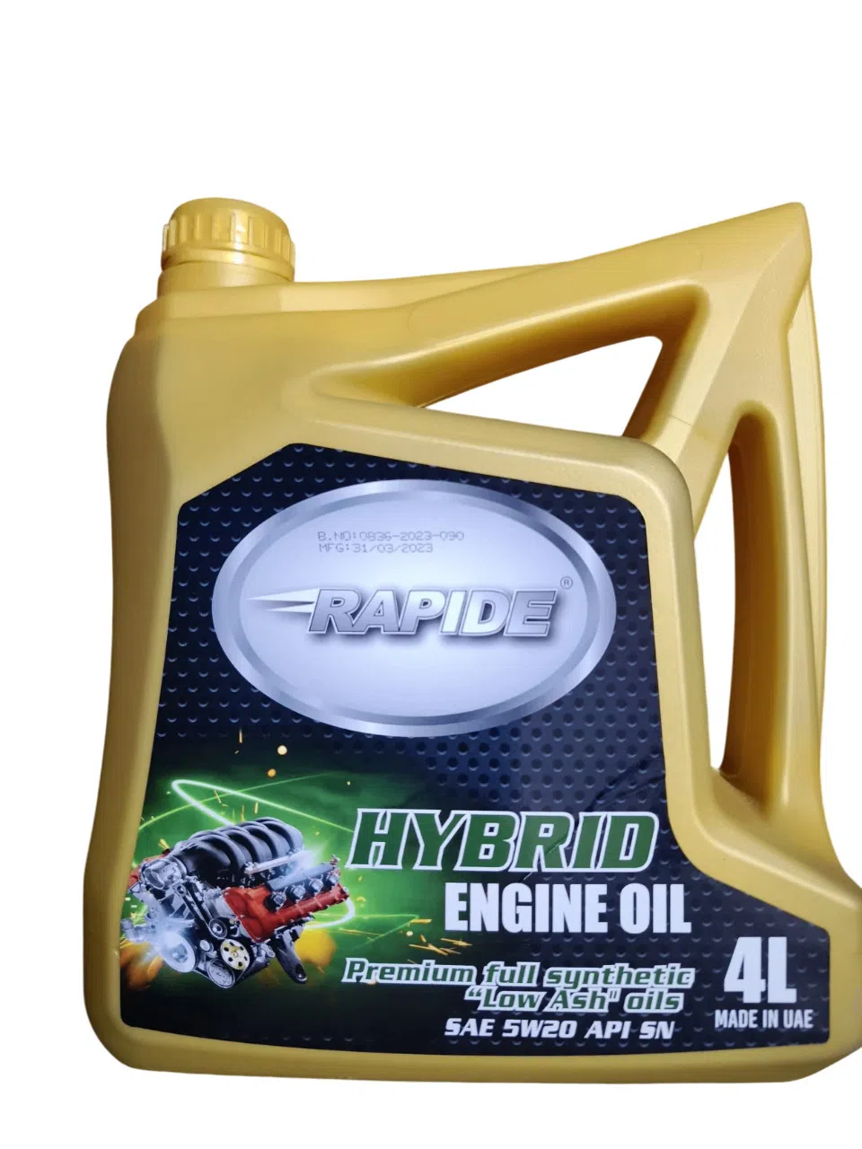 Rapide Hybrid 5W-20 API SN Sintetik Mühərrik Yağı, 4L — şəkil 2