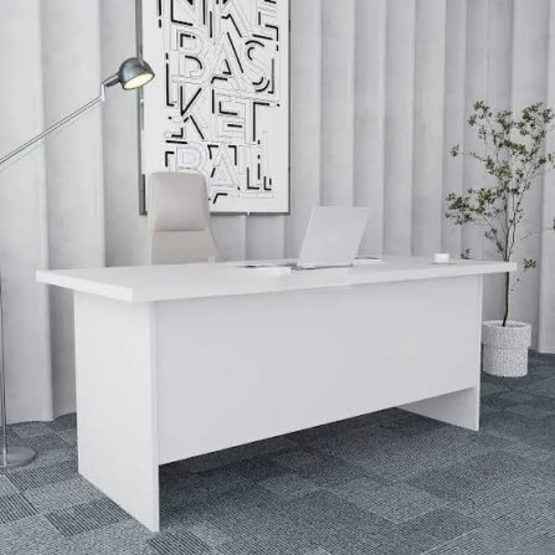White office desk - Tenderyard