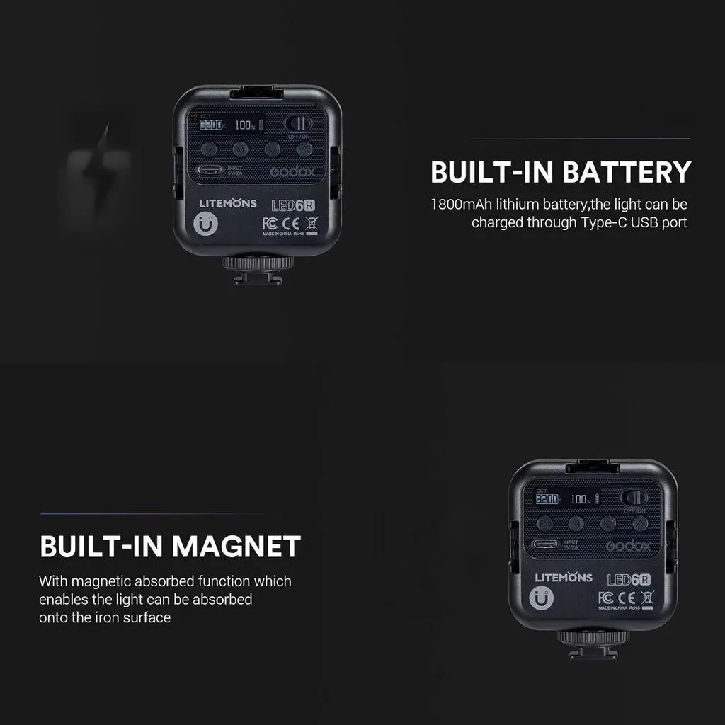 Godox Litemons LED6R RGB Kameraüstü İşıq