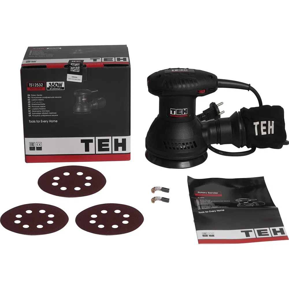 TEH TS12532 Eksantrik Zımpara Maşını 350W — şəkil 5