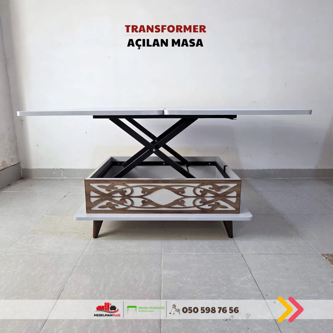 Jurnal masası Gümüşü rəng, Transformer — şəkil 6