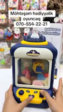 Musical Mini Toy Crane Machine - Tenderyard