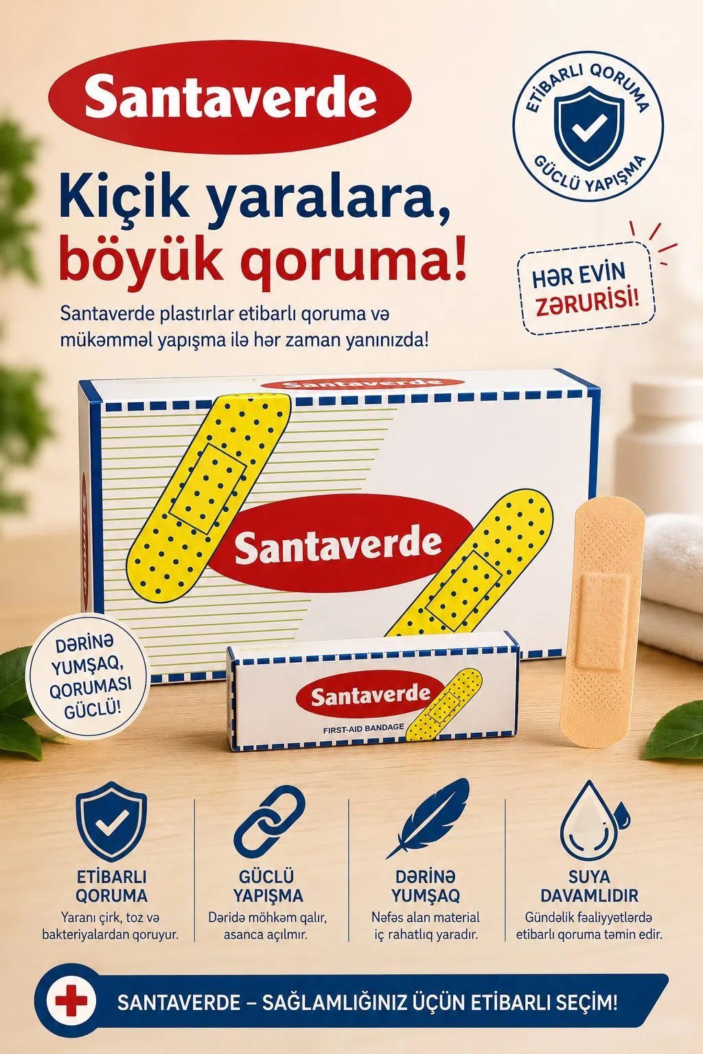 Yara bandı, müxtəlif ölçü və növlərdə - Tenderyard