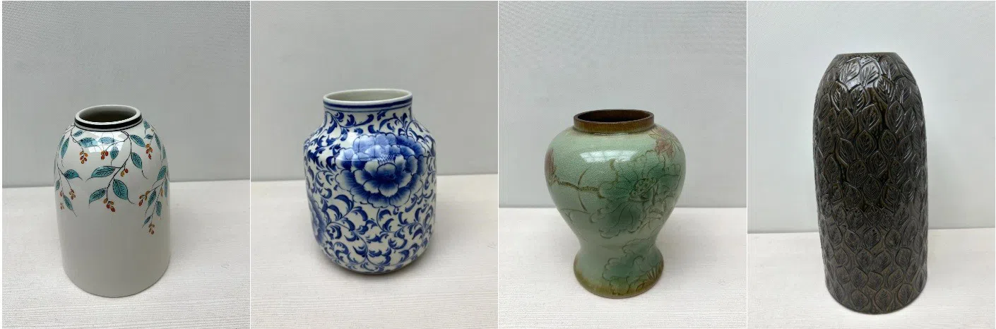 Keramika güldan, Qarışıq rəng