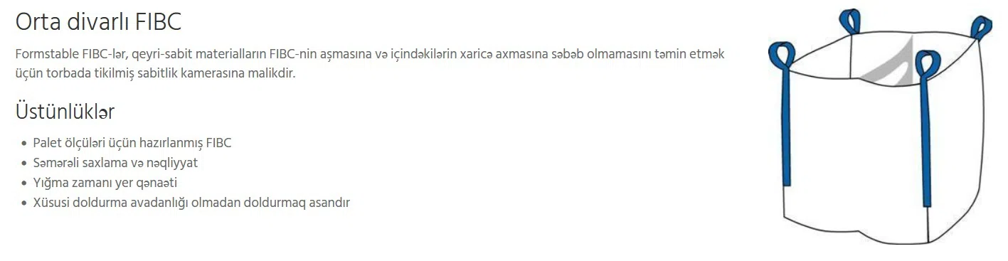 Big Bag (FIBC) ağır yük çuvalları — şəkil 8