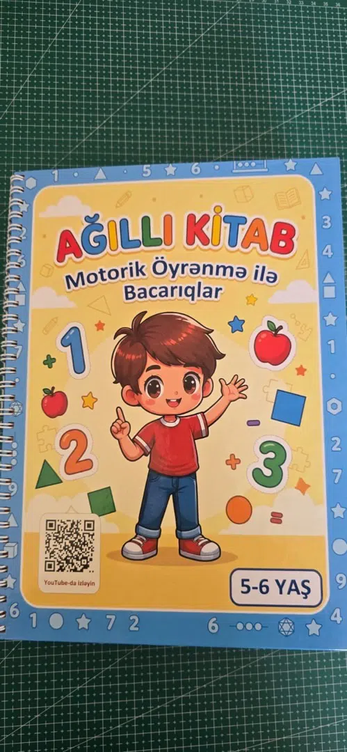 Ağıllı kitab, 5-6 yaş, motorik və interaktiv - Tenderyard