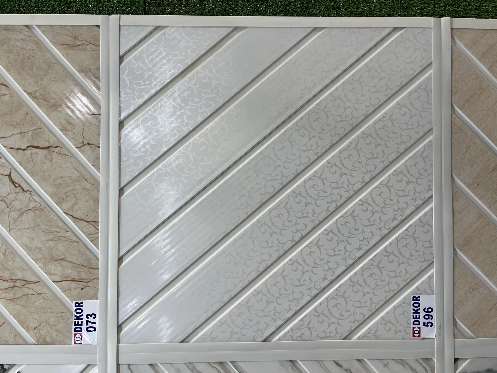 PVC lambirlər, ağ teksturalı və ağac effektli modellər — şəkil 18