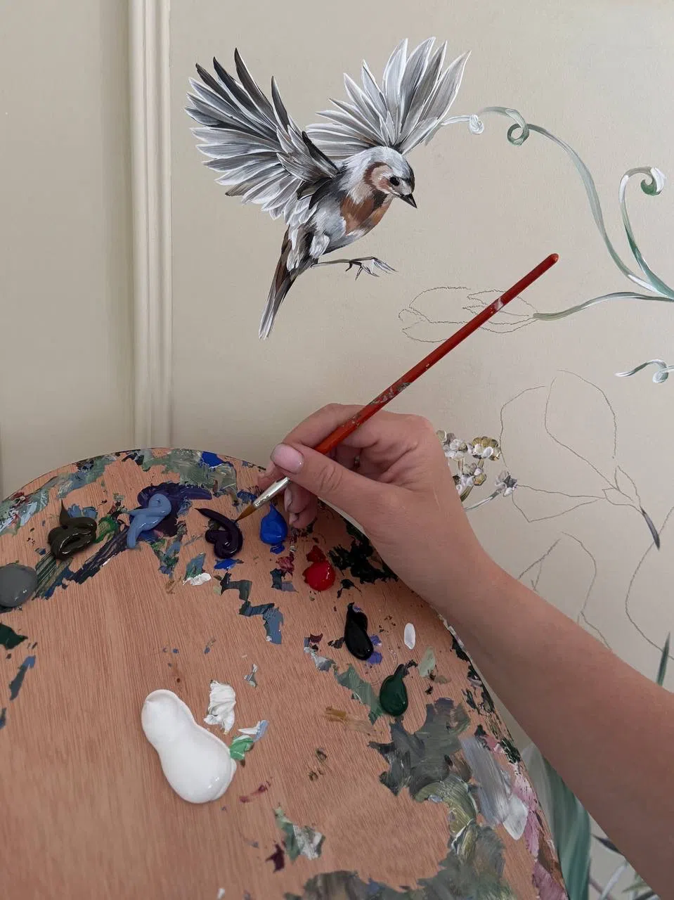 Divar rəsimlərinin çəkilməsi🎨