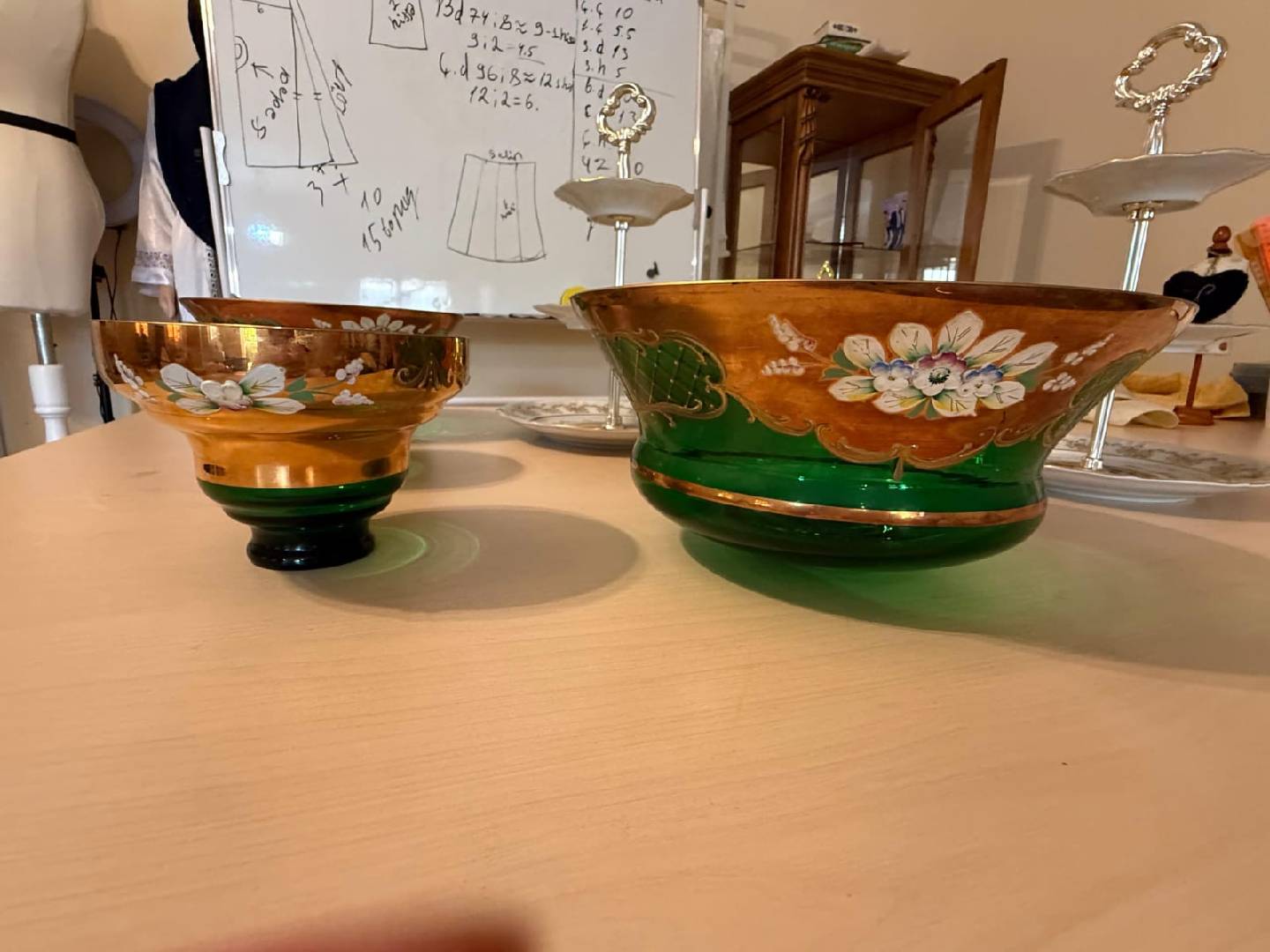 Meyvə qabı Porselen material — şəkil 3