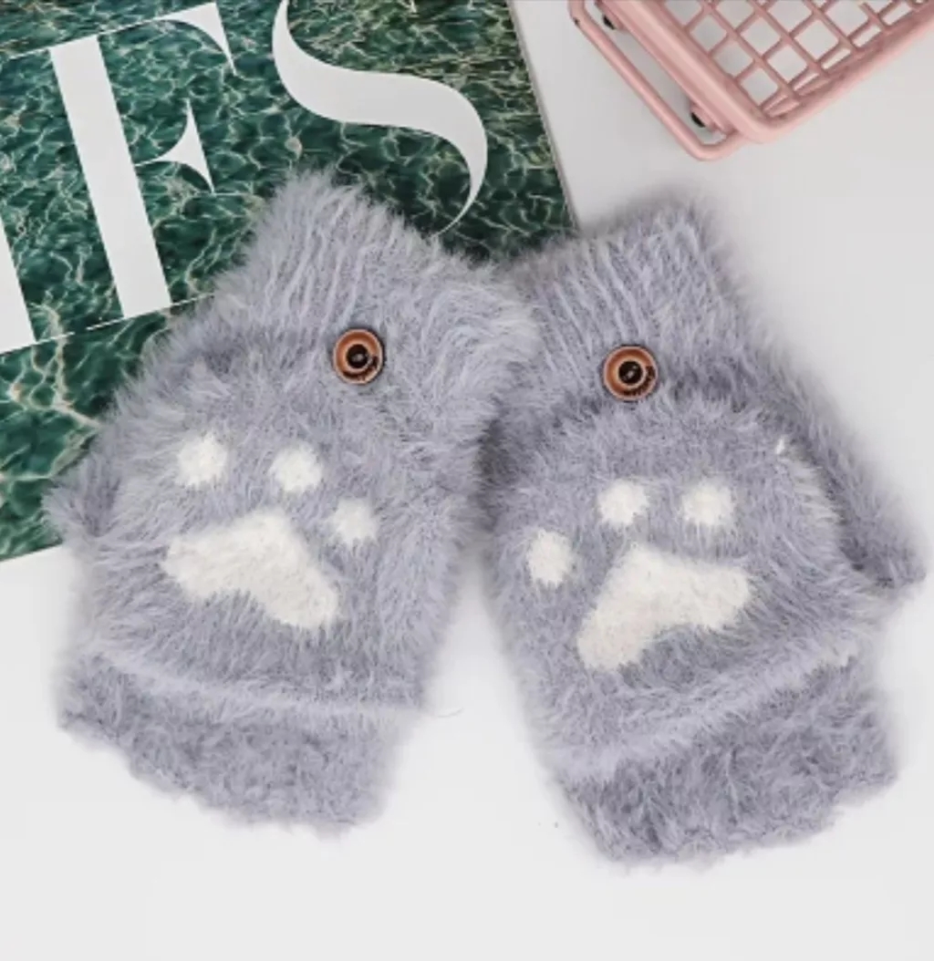 Qız uşağı əlcəyi, Boz rəng — şəkil 1