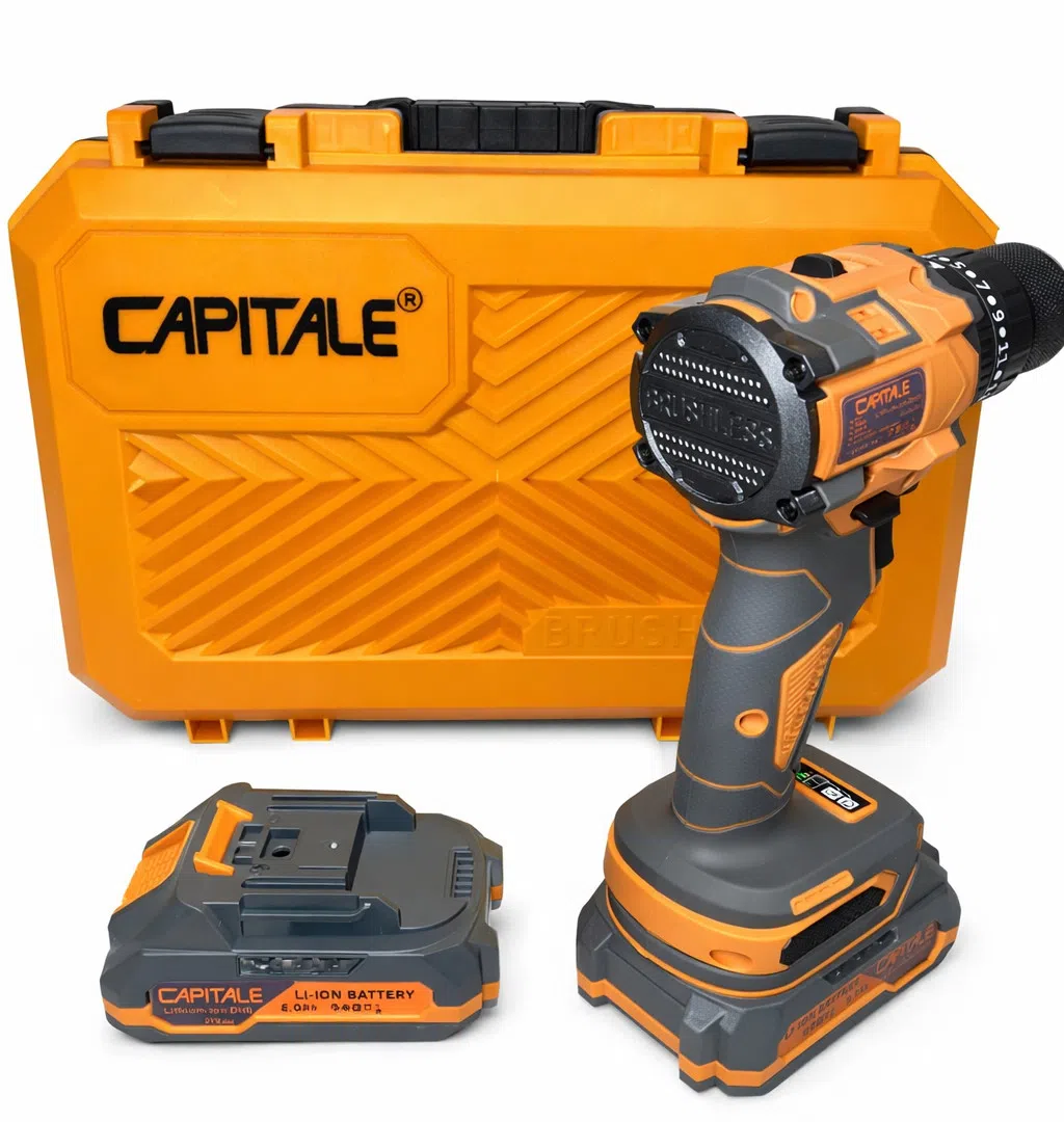Capitale 21V Fırçasız Şurup Bağlayan Drel — şəkil 4