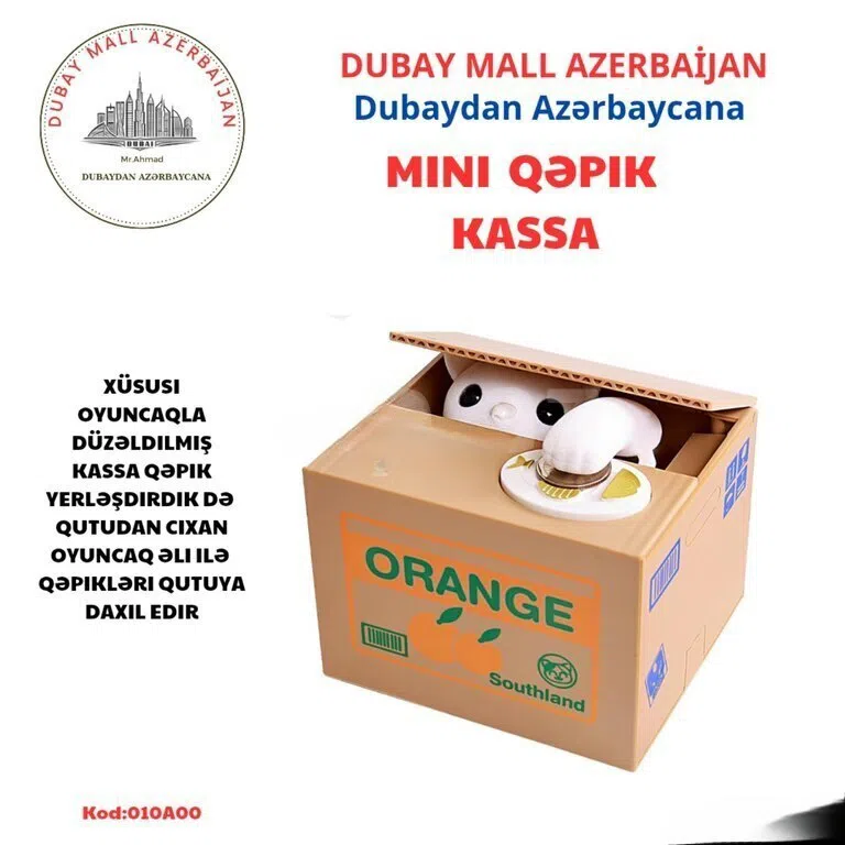 Panda formalı sikkə yığan oyuncaq qutu — şəkil 1