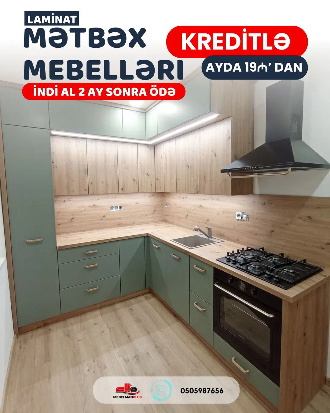 Kreditlə mətbəx mebeli — şəkil 13