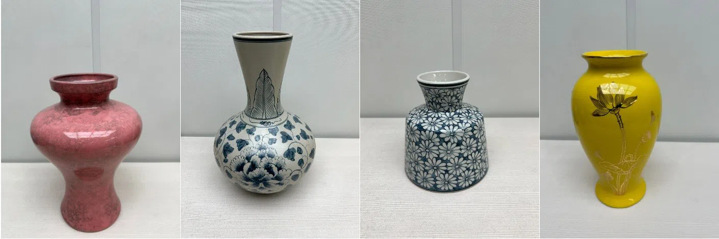 Keramika güldan, Qarışıq rəng