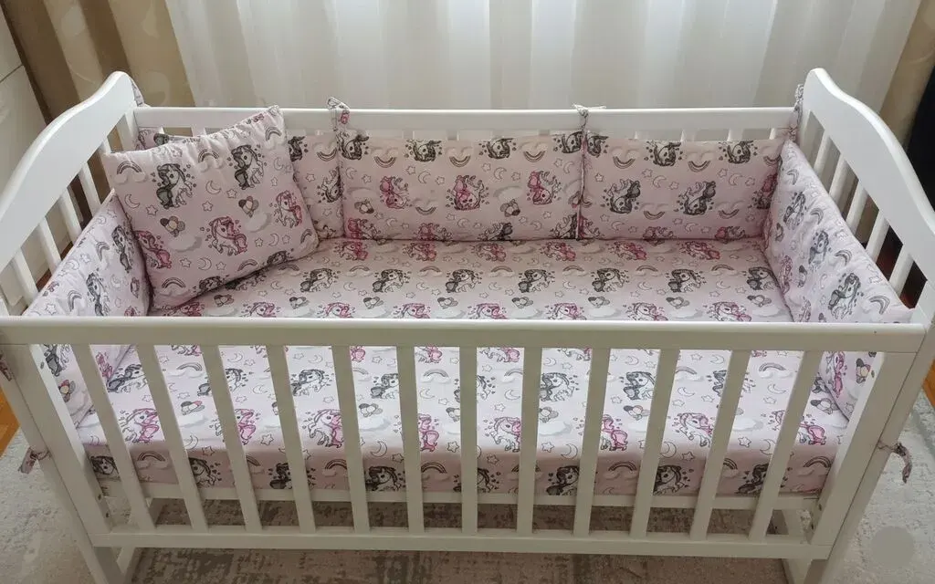 Baby girl bedding set, Light red color - Tenderyard