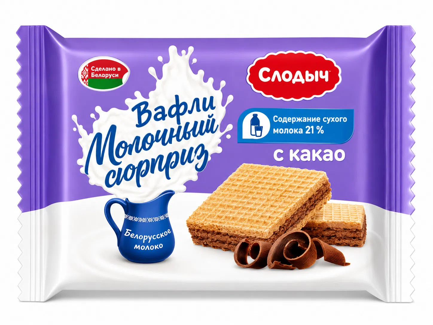 Slodych Südlü Şokoladlı Vafli, 40 q — şəkil 1