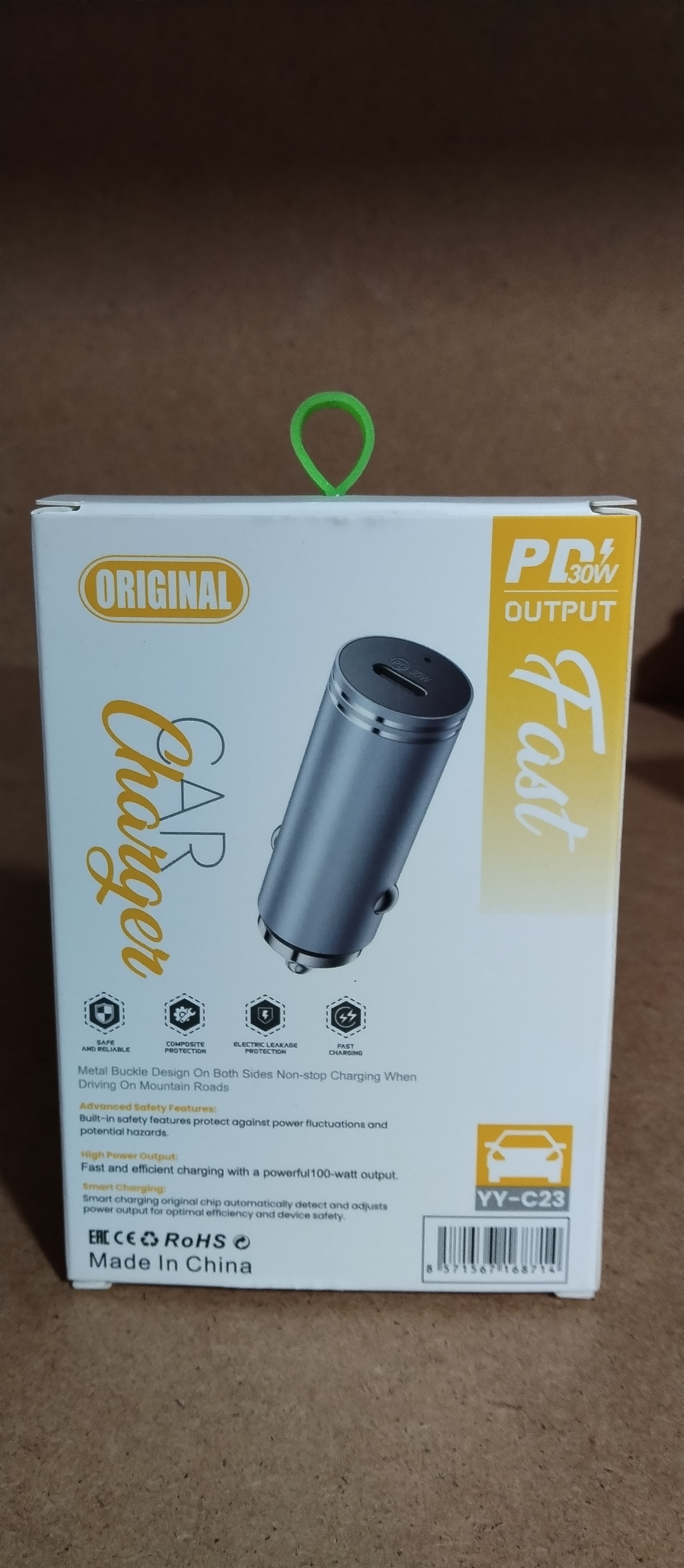 Avtomobil Şarj Cihazı YY-C23 PD 30W - Tenderyard